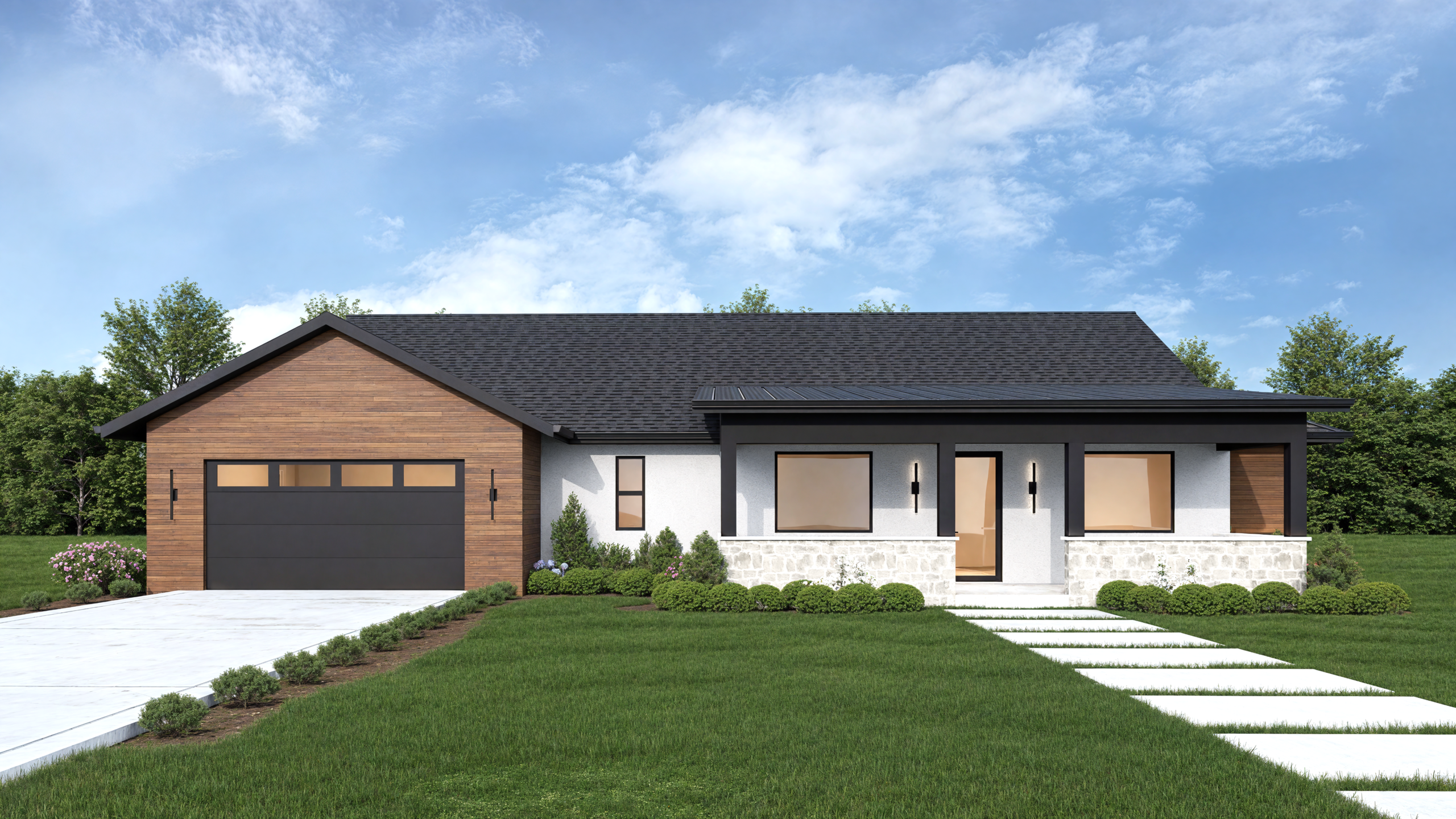 Plan Two exterior rendering