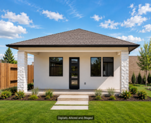 Detached ADU exterior for Lot 3 at Brady Estates, 1780 Agave Ct, Roseville, CA (digitally staged)