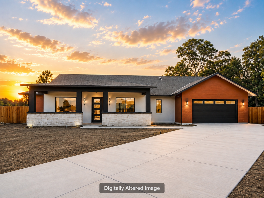 Lot 5 new construction home for sale in Roseville, CA at Brady Estates — Plan 2-A front exterior, 1795 Agave Ct (digitally staged)